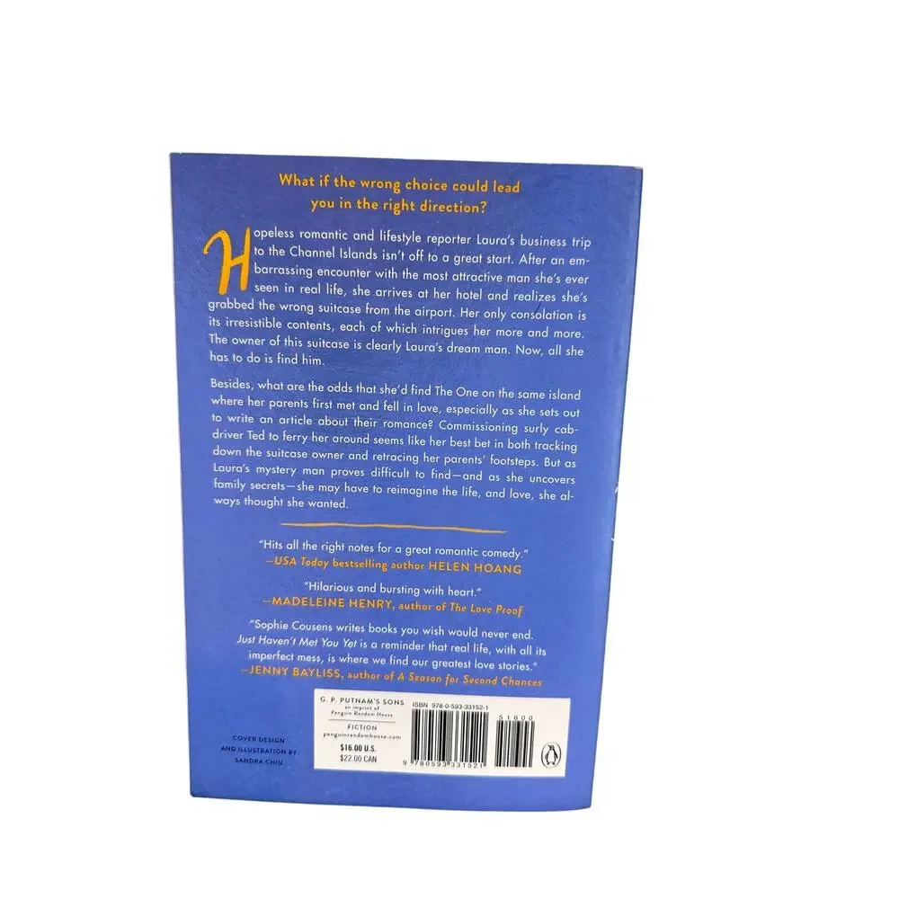 Book: Just‎ Haven't Met You Yet by Sophie Cousens